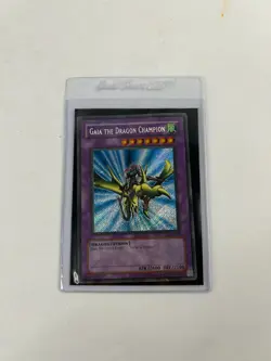 Gaia the Dragon Champion LOB-125 Unlimited Secret Rare LP - Image 3