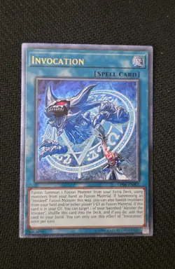 YGO Invocation Ultimate Rare EURO Print OTS Tournament Pack 6 VLP OP06-EN003 - Image 1