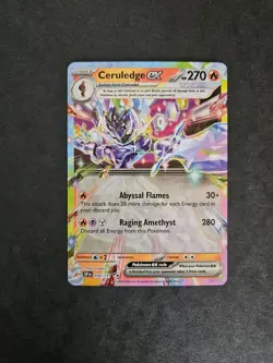 Ceruledge ex 036/191 Holo Rare Surging Sparks Pokemon Card Double Rare Half Art - Image 1