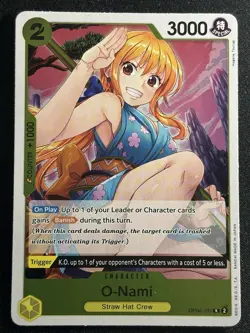 O-Nami OP06-101 - Wings of the Captain - One Piece Card Game OP TCG ENG - Image 1