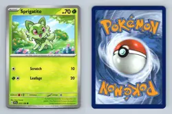Sprigatito #13/198 Scarlet & Violet Common Pokemon 2023 TCG Card - Image 1