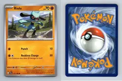 Riolu #113/198 Scarlet & Violet Common Pokemon 2023 TCG Card - Image 1