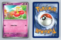 Flabebe #91/198 Scarlet & Violet Common Pokemon 2023 TCG Card - Image 1