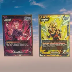 Dragon Ball Z DBZ Super Fusion World Son Goku Bundle Of 5 Cards Awaken Leader - Image 3