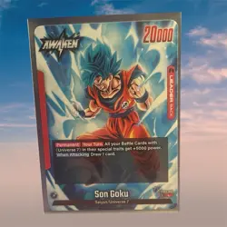 Dragon Ball Z DBZ Super Fusion World Son Goku Bundle Of 5 Cards Awaken Leader - Image 4