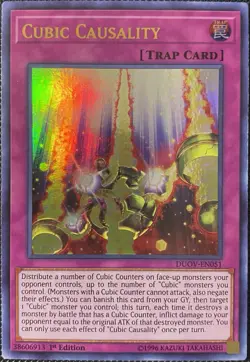 Cubic Causality DUOV-EN051 Duel Overload 1st Edition - Yugioh Card - Image 1