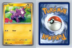 Toxel #71/198 Scarlet & Violet Common Pokemon 2023 TCG Card - Image 1