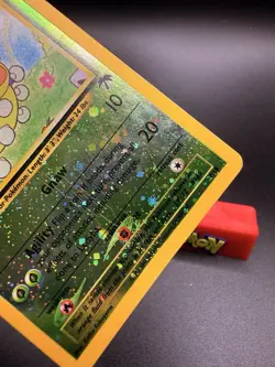 Ledyba 7/18 2001 Southern Islands Reverse Holo Pokemon Card Vintage Swirl HP - Image 3