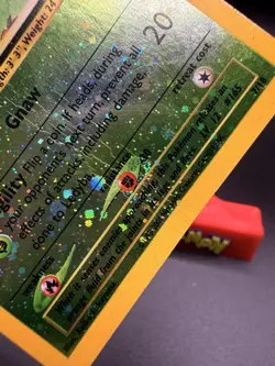 Ledyba 7/18 2001 Southern Islands Reverse Holo Pokemon Card Vintage Swirl HP - Image 4