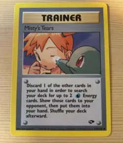 Pokemon TCG Original Misty's Tears Gym Challenge 118 Uncommon Card Vintage WOTC - Image 1