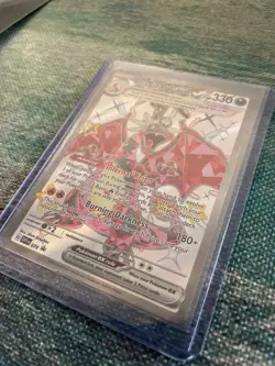 Pokemon TCG Charizard EX SVP074 Black Star Promo Card, NM Shiny Full Art Mint - Image 3