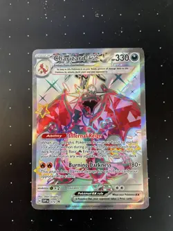 Pokemon TCG Charizard EX SVP074 Black Star Promo Card, NM Shiny Full Art Mint - Image 5