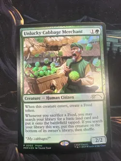 Unlucky Cabbage Merchant Unique and Miscellaneous Promos Foil - Image 1