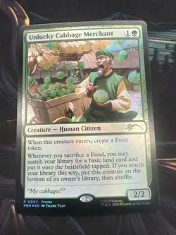Unlucky Cabbage Merchant Unique and Miscellaneous Promos Foil - Image 2