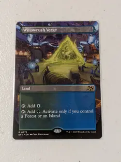 MTG Willowrush Verge (Borderless) Aetherdrift NM - Image 1