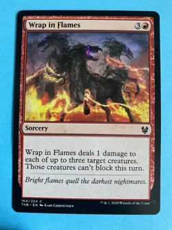 Wrap in Flames - 164/254 - Theros Beyond Death - Common - NM - MTG - THB - Image 1