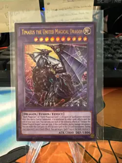 Yugioh Timaeus the United Magical Dragon MZMU-EN012 Ultra Rare 1st Edition NM - Image 1