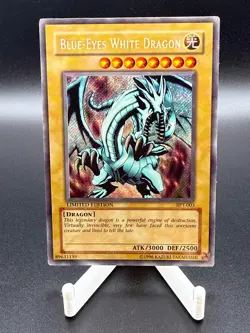 Blue-Eyes White Dragon BPT-003 Secret Rare Yu-Gi-Oh - Image 1