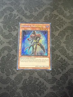 Yugioh! TCG - Gagaga Magician - Platinum Secret Rare - RA04-EN007 - Stampede - Image 1