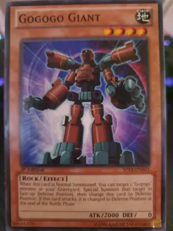 Yugioh Gogogo Giant SP14-EN003 1st Edition NM - Image 1