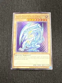 YuGiOh! Blue-Eyes White Dragon (Version 2) (Ultra Rare) LCKC-EN001 Unlimited NM - Image 1