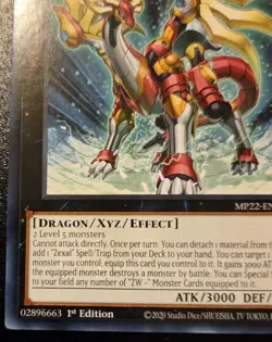 ZW - Dragonic Halberd MP22-EN082 1st Edition Rare Pharaoh's Gods Yu-Gi-Oh! TCG - Image 4