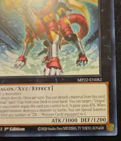 ZW - Dragonic Halberd MP22-EN082 1st Edition Rare Pharaoh's Gods Yu-Gi-Oh! TCG - Image 5