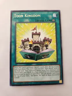 Yu-Gi-Oh! TCG Toon Kingdom LED2-EN052 1st Edition NM Condition - Image 1