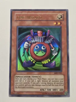 Time Wizard MRD-065 Ultra Rare Yugioh Metal Raiders Unlimited Edition 2010-2017 - Image 1