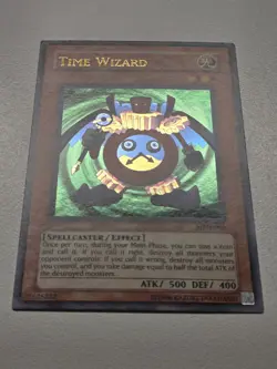 Time Wizard MRD-065 Ultra Rare Yugioh Metal Raiders Unlimited Edition 2010-2017 - Image 2