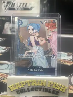 One Piece Nefeltari V Full Art Dash Pack Promo EB02-026 Heroines Edition English - Image 1