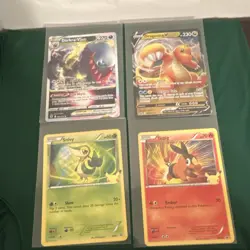 Pokemon Jumbo Card Lot 26 Cards Charizard V Dragonite V Dark Sylveon V Pikachu - Image 4