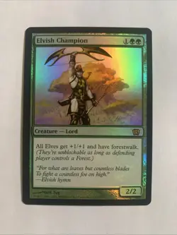 Elvish Champion Foil LP 8th Edition MTG Magic The Gathering Card - Image 1