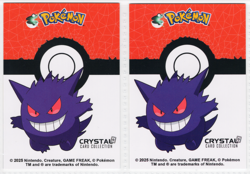 CRYSTAL CARD * STEELIX & MEGA STEELIX - CRACKED ICE HOLO * POKEMON - Image 2