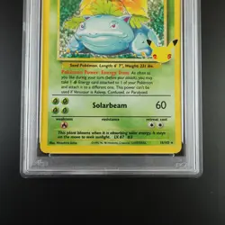 PSA 10 Venusaur 15/102 Pokemon Celebrations Classic Collection Holo Graded Card - Image 3
