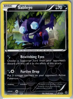 Sableye 44/98 Reverse Holo XY - Ancient Origins - Pokemon Card - NM - Image 1