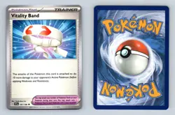 Vitality Band #197/198 Scarlet & Violet Uncommon Pokemon 2023 TCG Card - Image 1