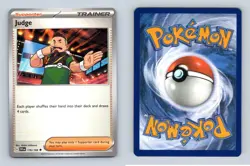 Judge #176/198 Scarlet & Violet Uncommon Pokemon 2023 TCG Card - Image 1
