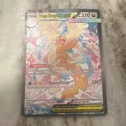 Pokemon Mega Dragonite EX Full Art Ultra Rare Holo Card 290/217 - Image 1