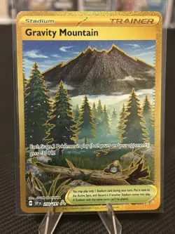 Gravity Mountain 250/191 Hyper Rare Pokemon TCG Surging Sparks NM Card - Image 1