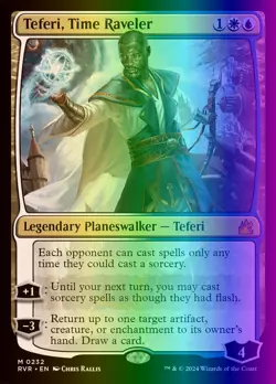 MTG Teferi, Time Raveler (232/573) Ravnica Remastered LP FOIL - Image 1