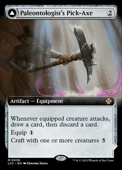 MTG Paleontologist's Pick-Axe (36/401) The Lost Caverns of Ixalan Commander LP - Image 1