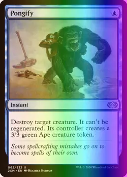 MTG Magic the Gathering Pongify (62/503) Double Masters LP FOIL - Image 1
