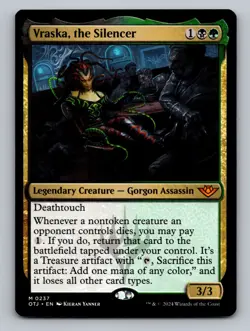 Vraska, the Silencer M Outlaws of Thunder Junction 237 NM - Image 1