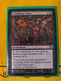 Crumbling Ashes Eventide MTG - Image 1