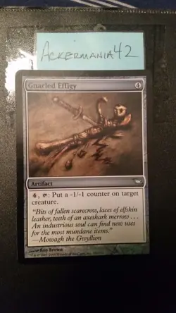 1 x Gnarled Effigy - Foil - Shadowmoor - LP - Magic The Gathering - MTG - Image 1