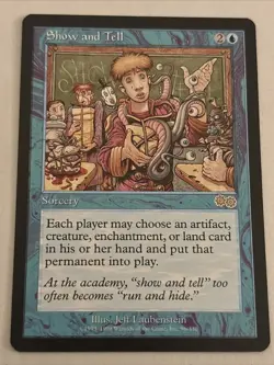 Show And Tell - USG - Magic The Gathering - Vintage 1998 WOTC Nm - Image 1