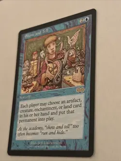 Show And Tell - USG - Magic The Gathering - Vintage 1998 WOTC Nm - Image 2