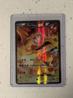 Pokemon Charizard EX & M Blastoise EX Holo XY121 + 102/108 (2 Cards) DAMAGED - Image 1