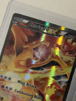 Pokemon Charizard EX & M Blastoise EX Holo XY121 + 102/108 (2 Cards) DAMAGED - Image 3